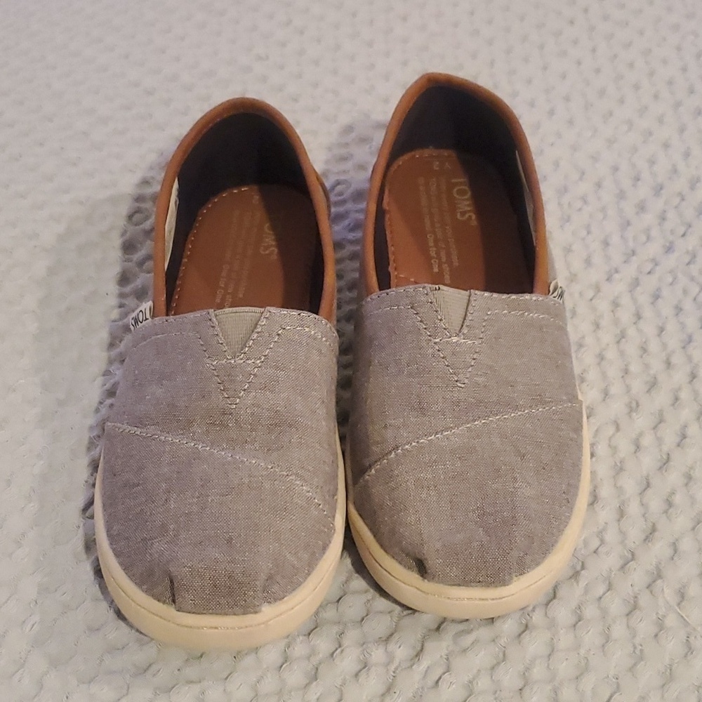 Tom’s Youth Alpargata Woven Grey size Y2 (#25)